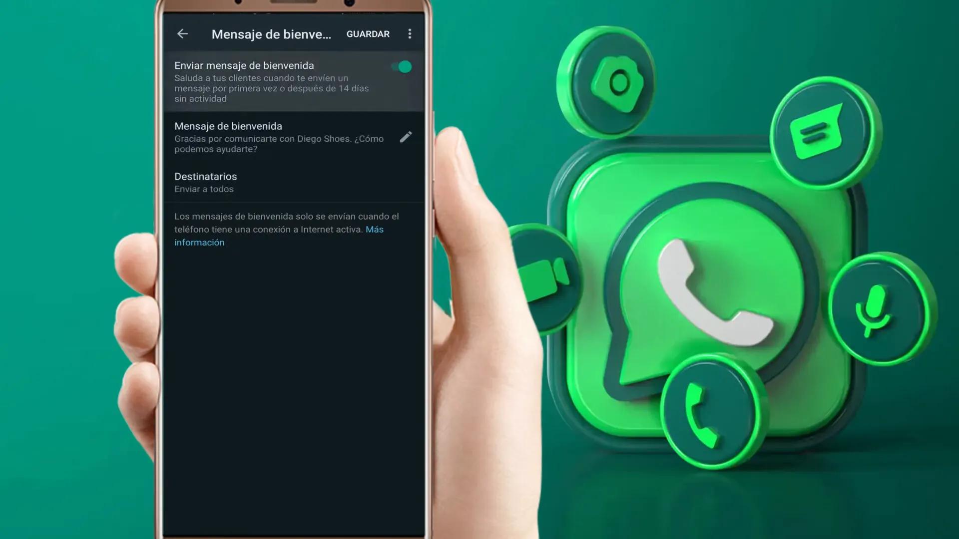 Configuración de mensajes automáticos